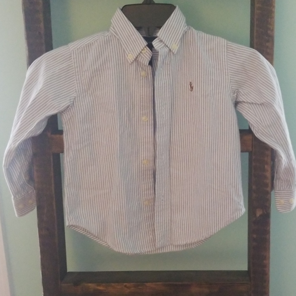 Striped polo shirt